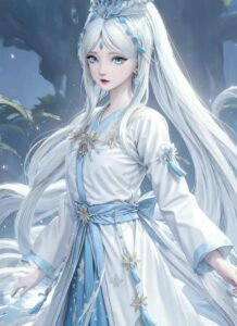 mẫu anime công chúa sắc lạnh