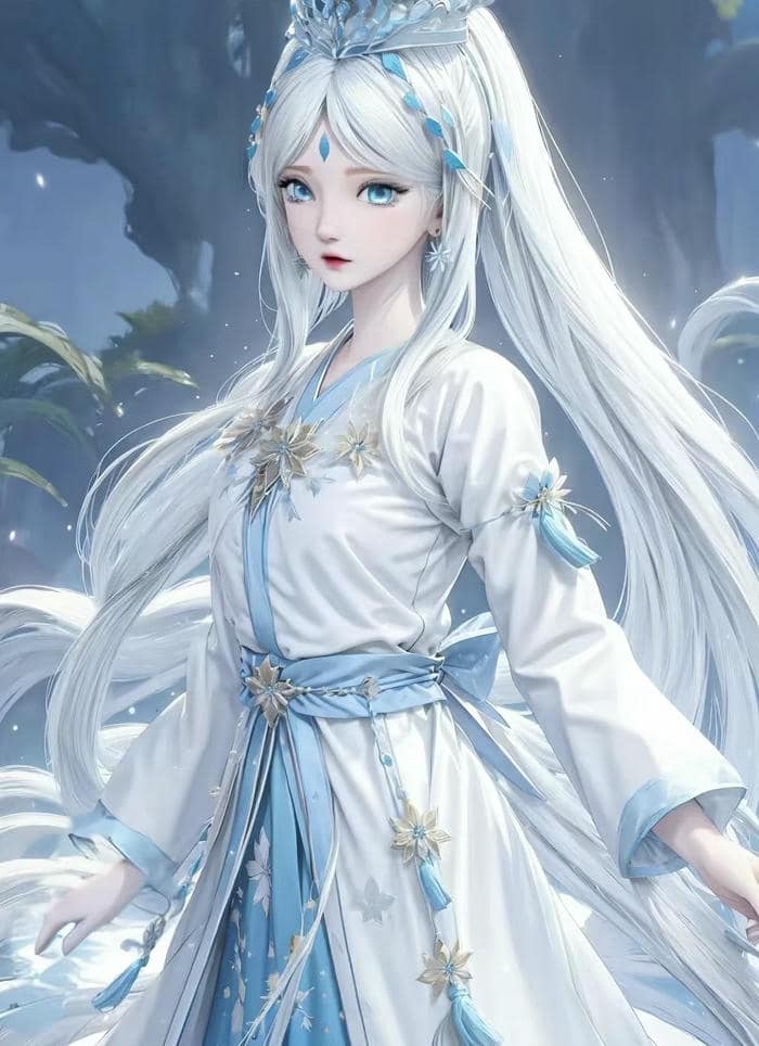 mẫu anime công chúa sắc lạnh