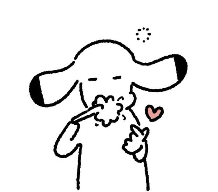 meme đáng yêu thả tim