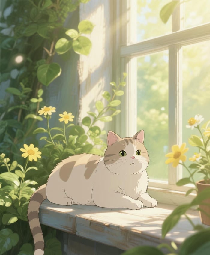 mèo anime đôi mắt to