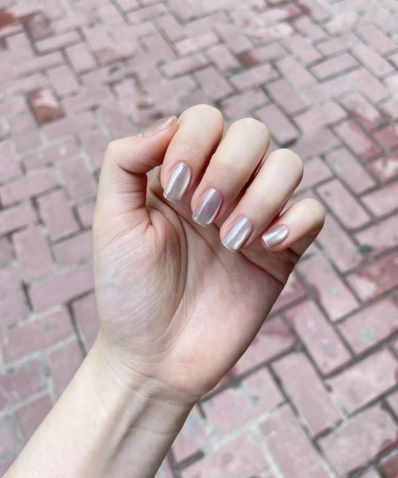 nail thạch gạo tráng gương