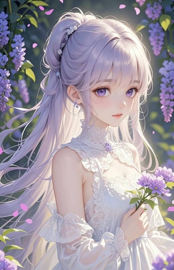 nhân vật anime cô gái