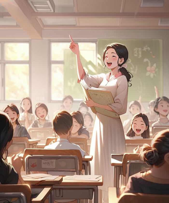 nhân vật anime cô giáo