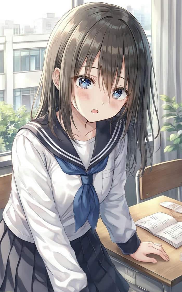 nhân vật anime học sinh nữ