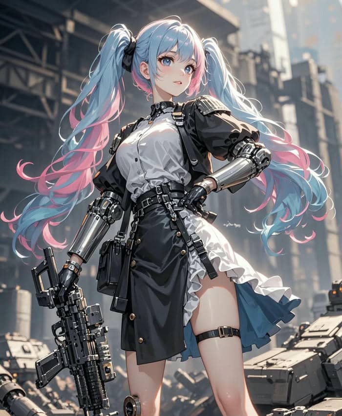 nữ anime lạnh lùng