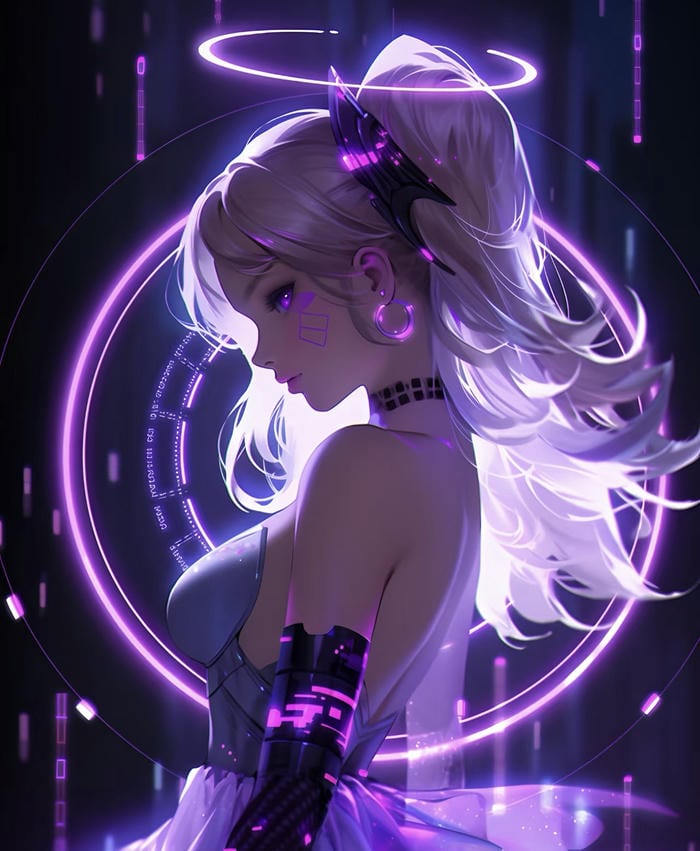 nữ anime sắc lạnh