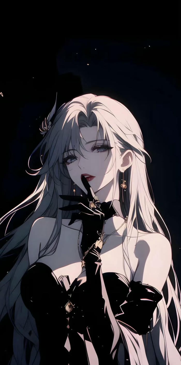 nữ anime thần thái cá tính