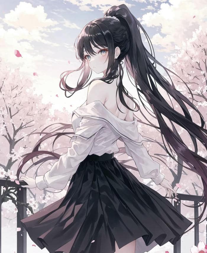 phối cảnh anime công chúa lạnh nhạt