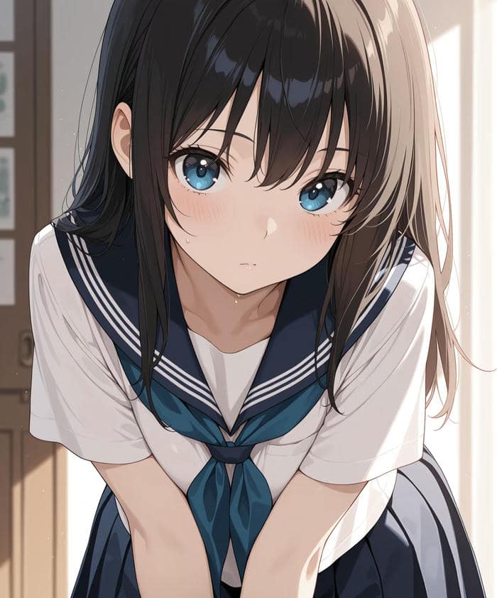 phối cảnh anime sân trường