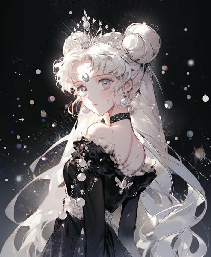 tạo hình công chúa anime lạnh lùng