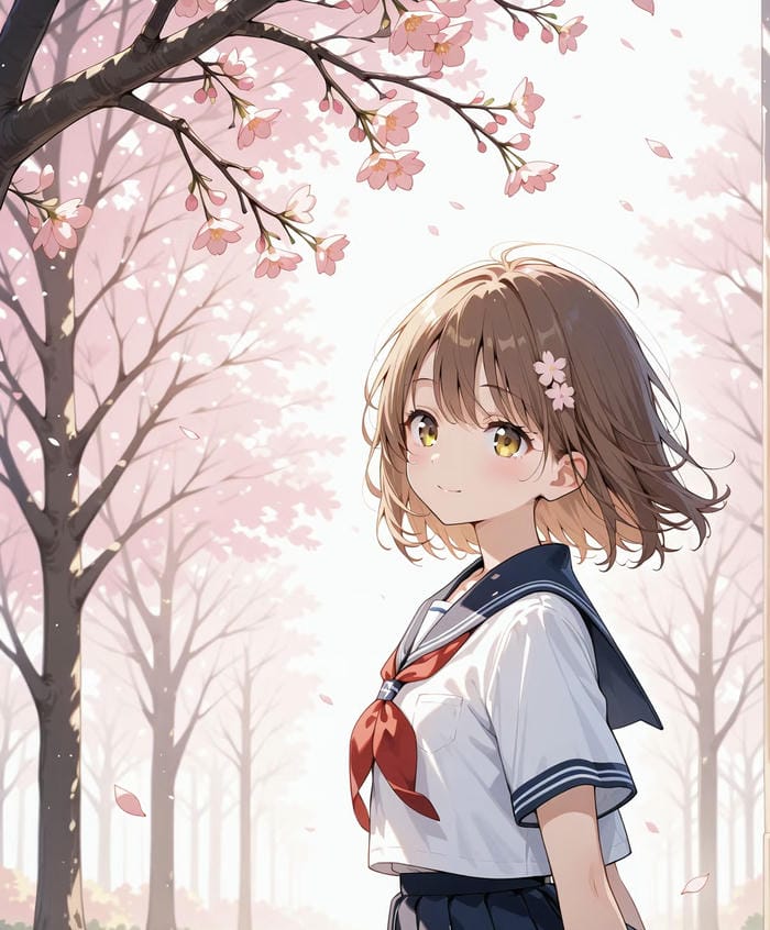 tạo mẫu anime cô gái học sinh