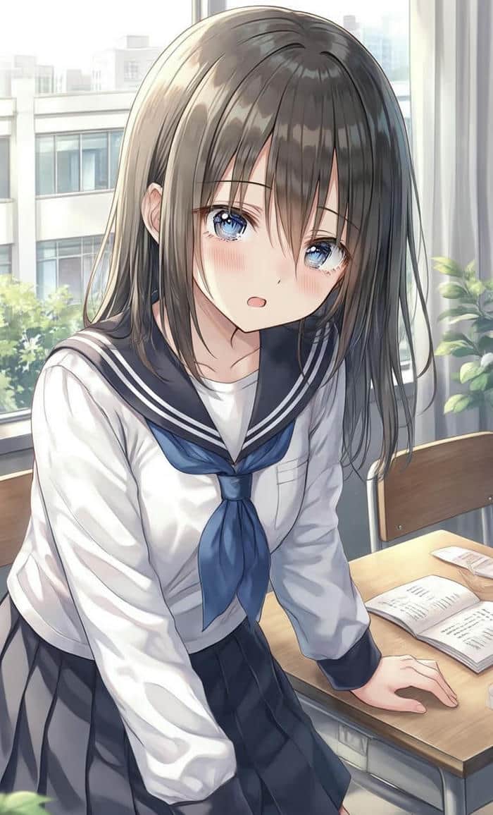 tạo mẫu anime học đường