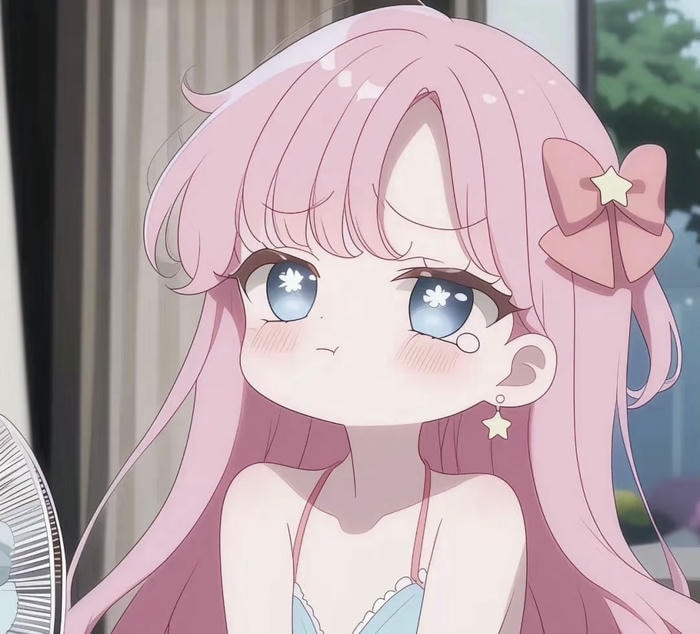 tóc hồng anime girl dễ nhìn