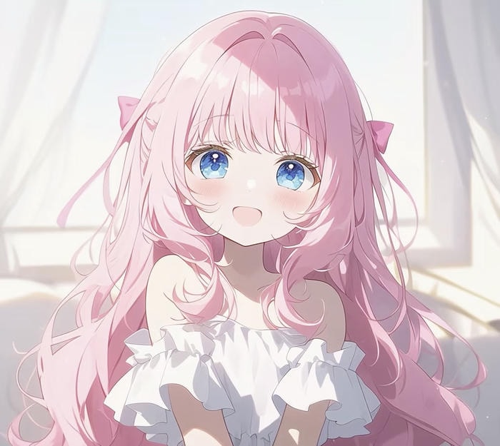 tóc hồng anime nữ nổi bật