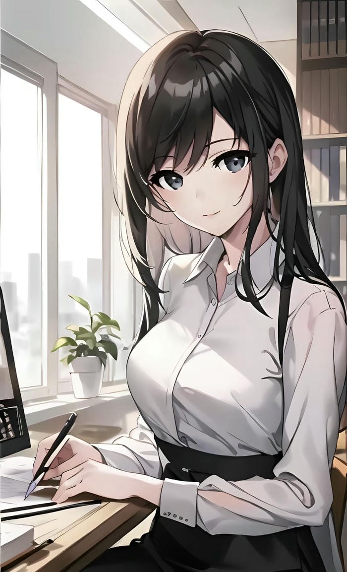 visual anime cô giáo