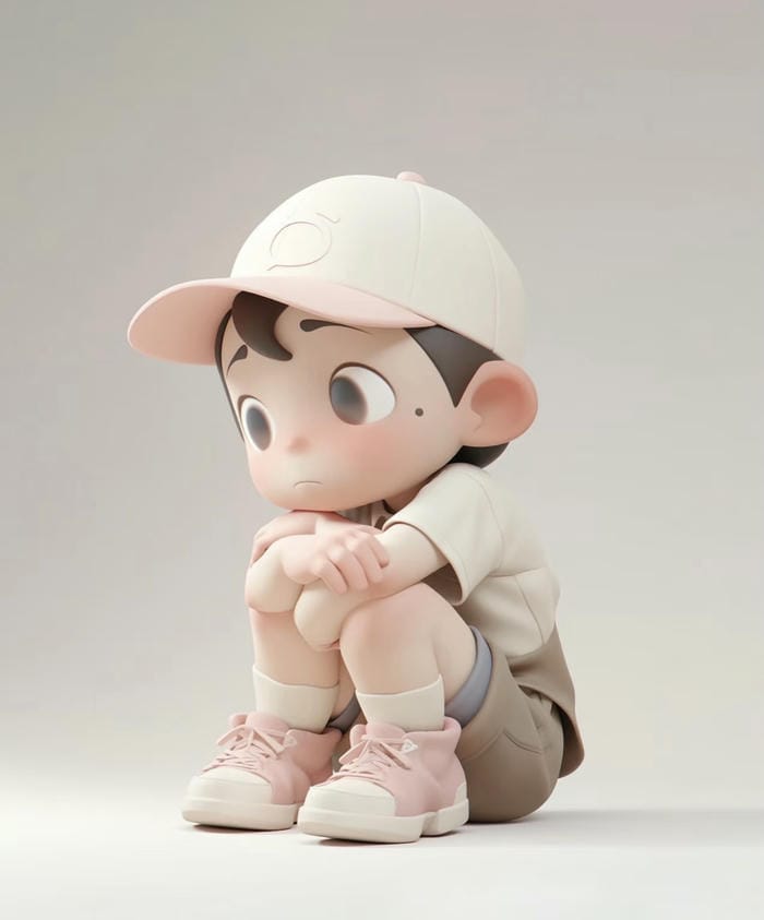 Ảnh em bé cute chibi đáng yêu