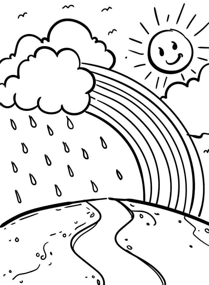 Cùng bé tô màu ông mặt trời