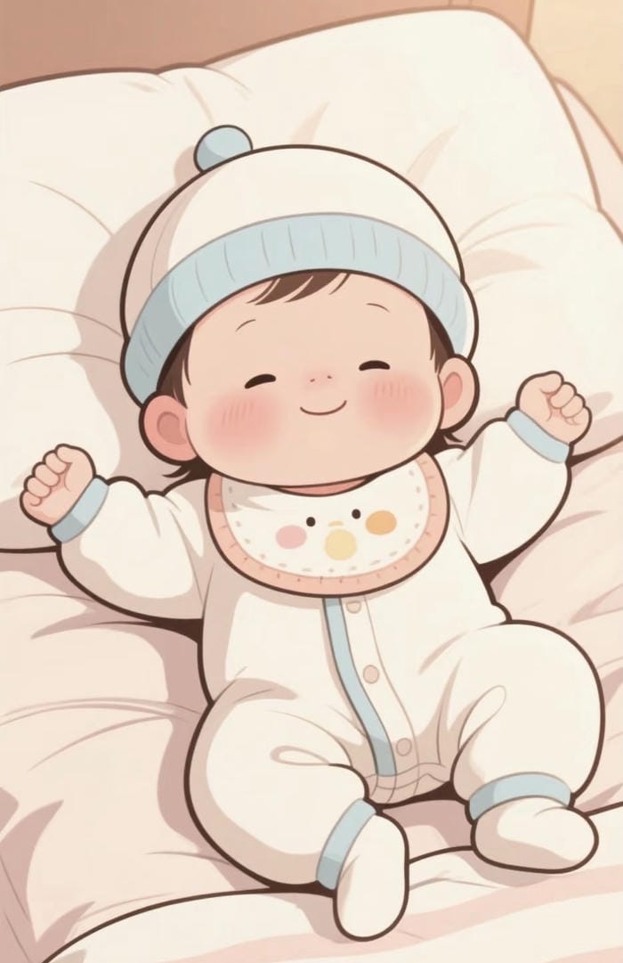 Em bé chibi đáng yêu phong cách anime