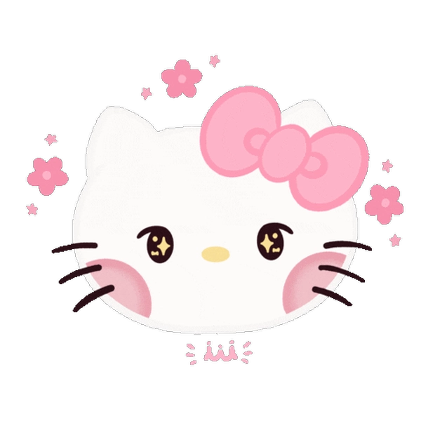 Sticker Hello Kitty Messenger dễ thương hài hước