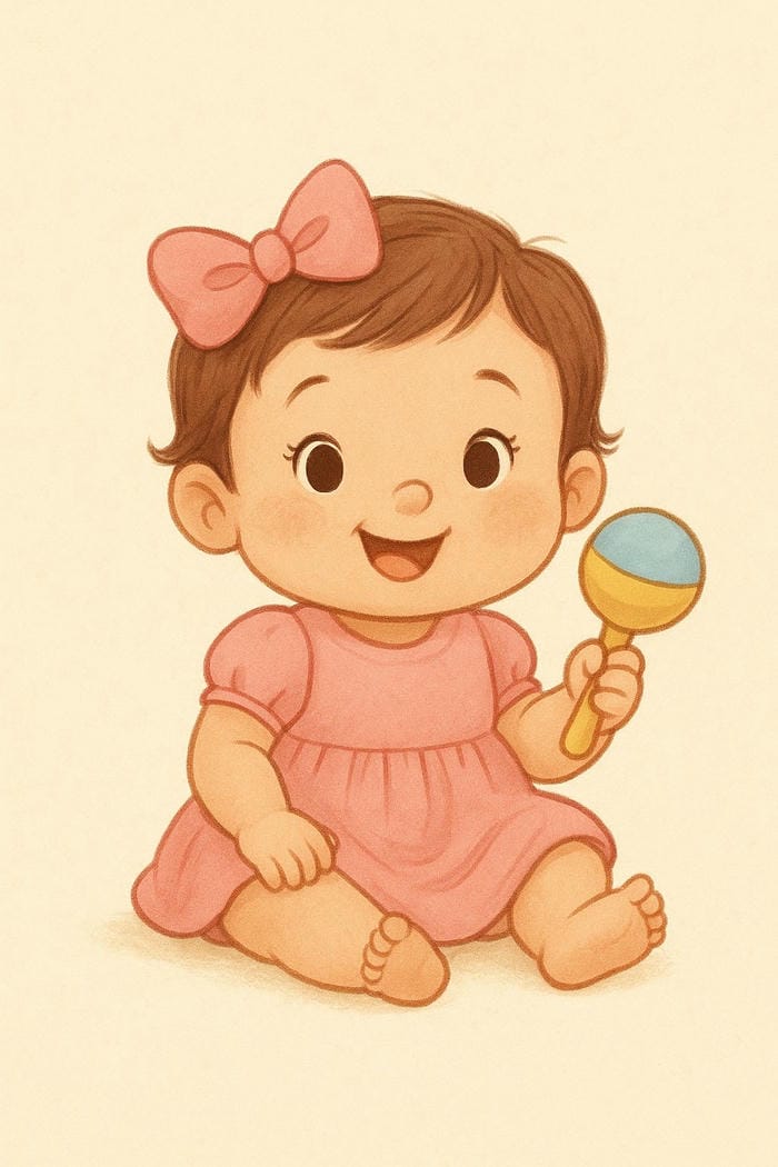 Tạo hình em bé chibi hoạt hình