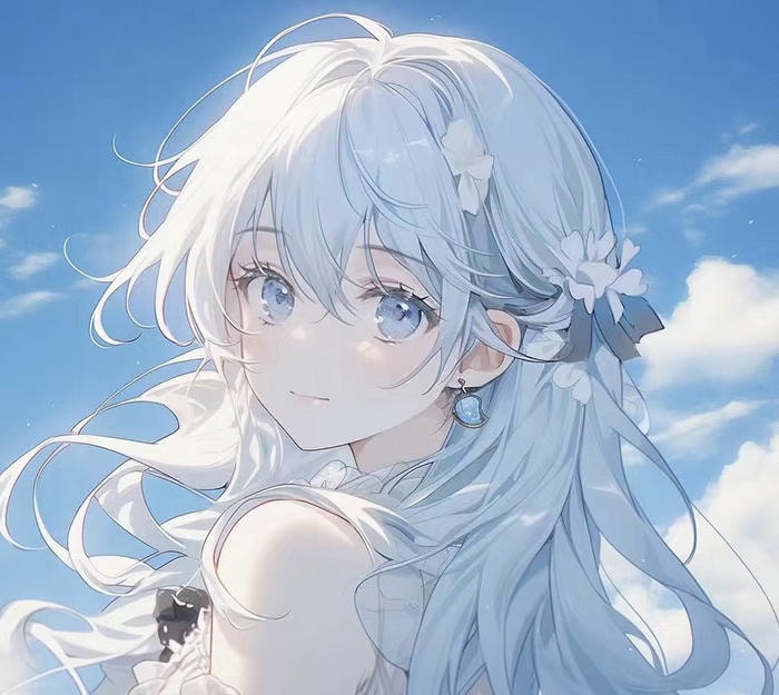 ảnh anime xanh tươi