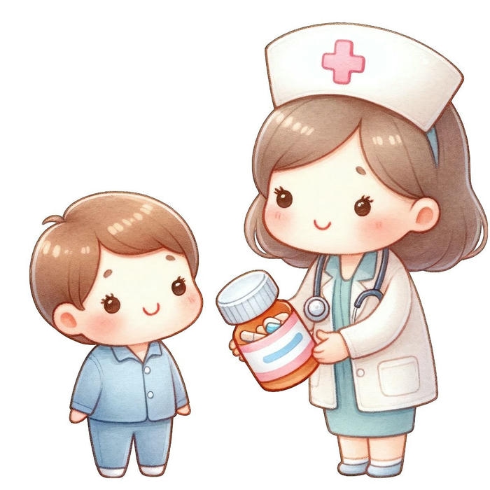 ảnh bác sĩ chibi dễ thương cute