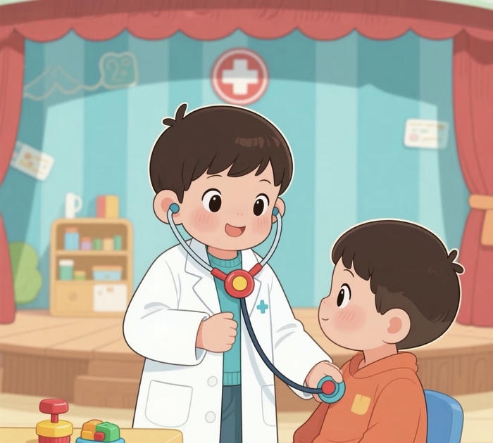 ảnh chibi bác sĩ dịu dàng