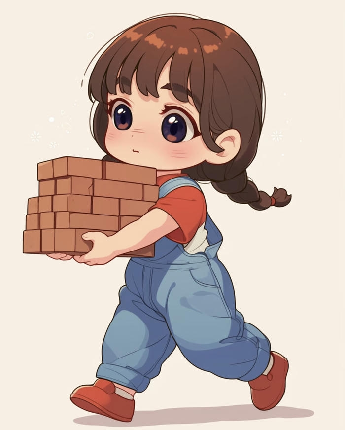 ảnh chibi nữ dễ thương phong cách đáng yêu