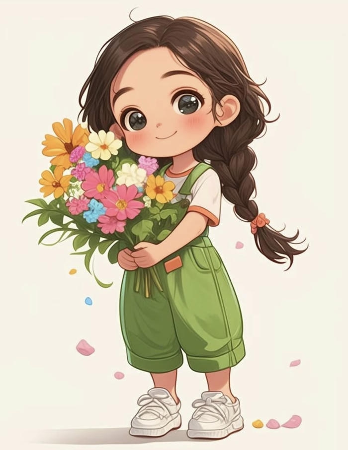 ảnh chibi nữ ngọt ngào phong cách dễ thương