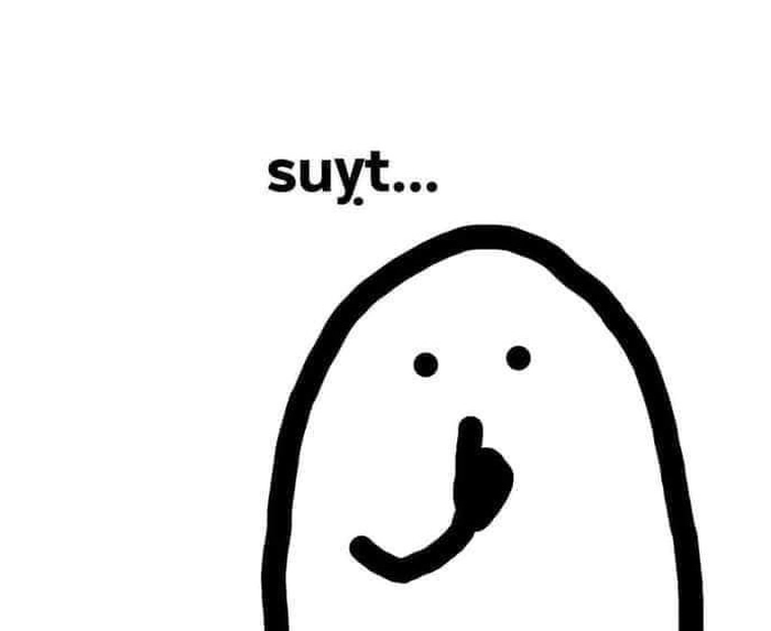 ảnh meme suỵt im lặng vừa cute vừa hài hước hot nhất