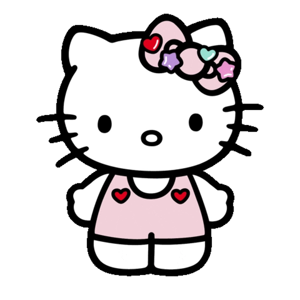 ảnh sticker Hello Kitty meme đáng yêu dùng khi nhắn tin
