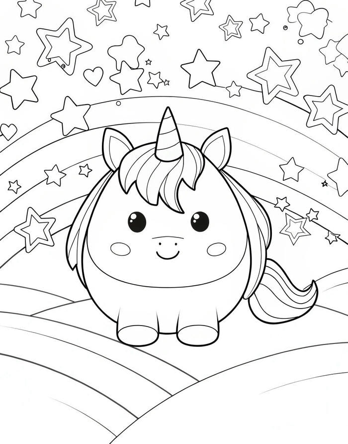 ảnh tô màu ngôi sao