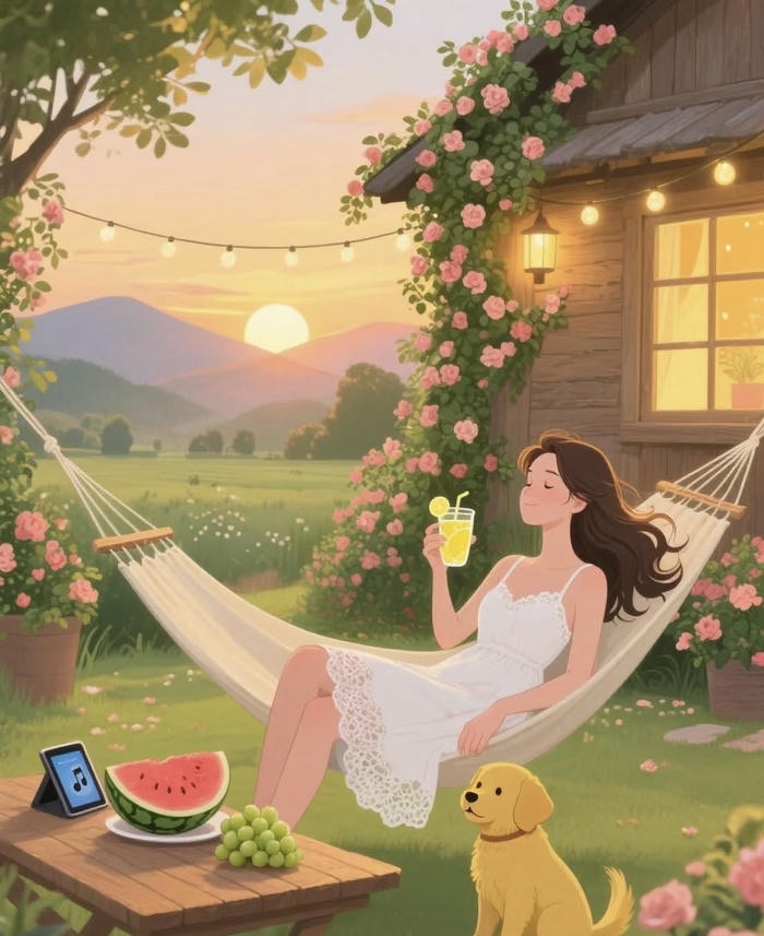 anime hoàng hôn bên phố