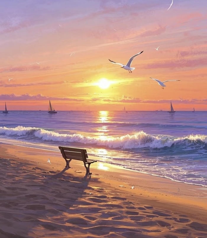 anime hoàng hôn thôn quê