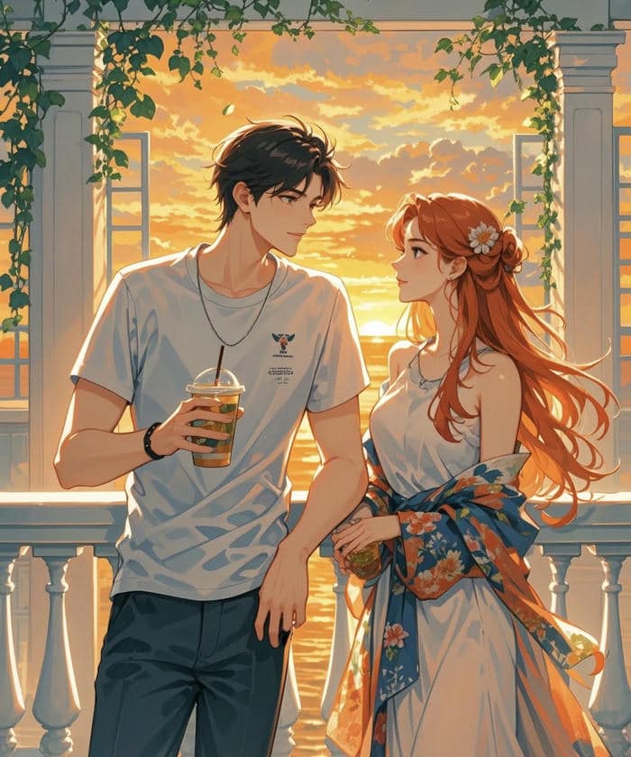 anime hoàng hôn yên bình