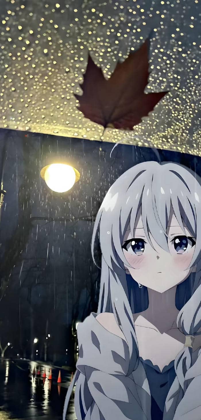 anime tâm trạng dưới mưa