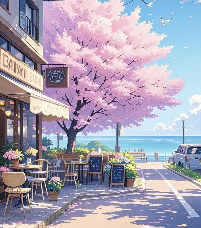 anime và gió hoa anh đào