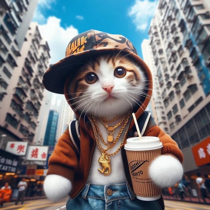 avatar mèo vô tri hình hài hước