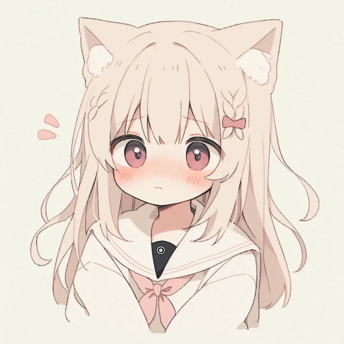 avatar mèo vô tri phong cách lạ