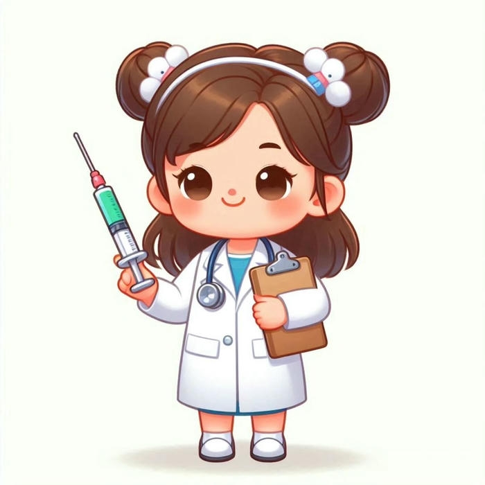 bác sĩ chibi đẹp phong cách