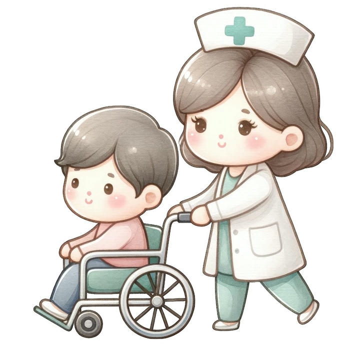 bác sĩ chibi xinh đẹp hoạt hình