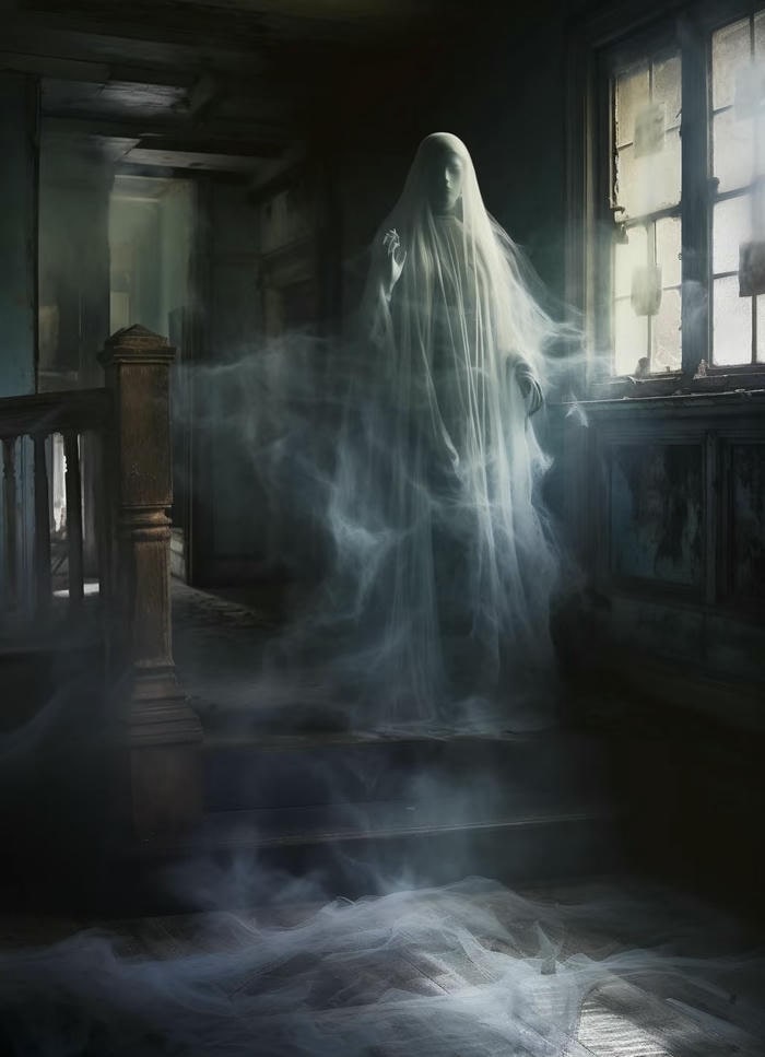 cảnh anime hồn ma