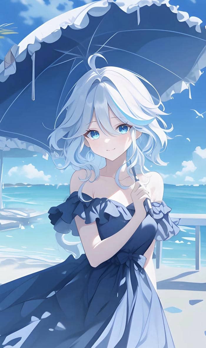 cảnh anime màu dịu dàng