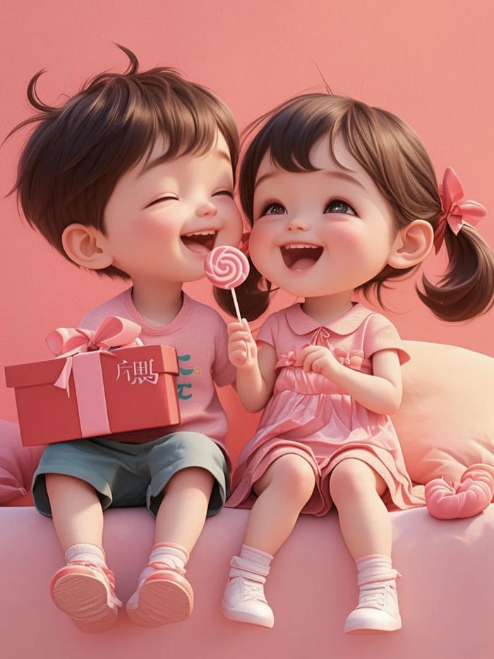 cặp đôi chibi ngoài trời