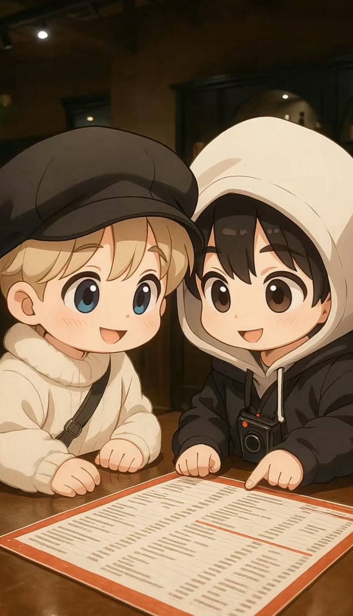 chibi đam mĩ cùng nhau đi chơi