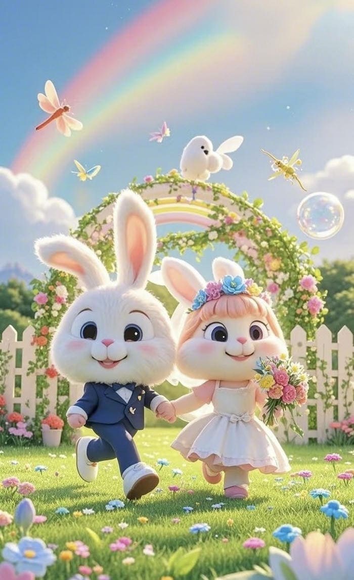 chibi đôi tình cảm dễ thương