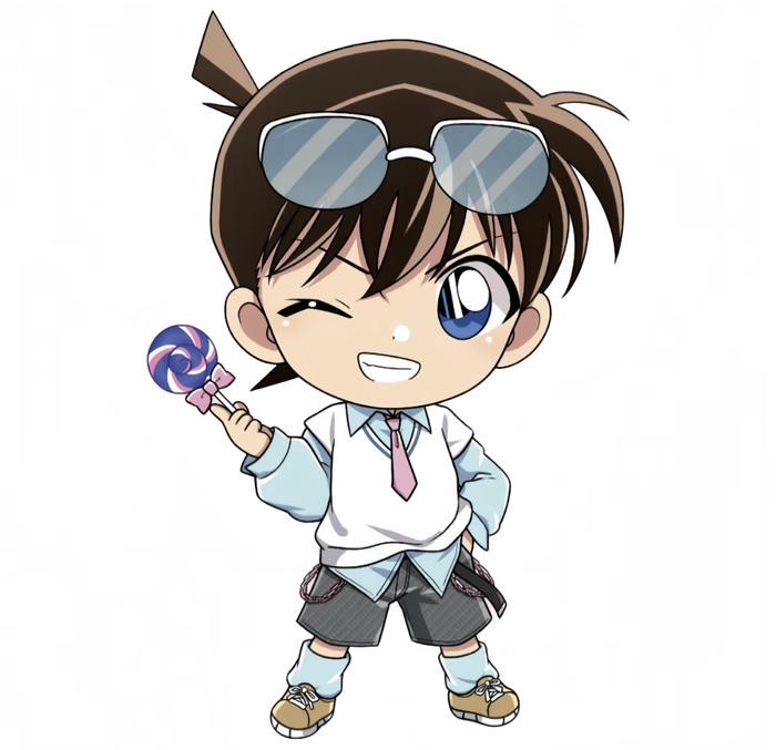 conan chibi cute phong cách anime