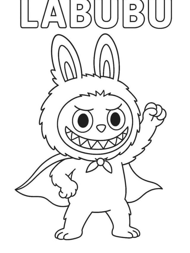 Trọn bộ 105+ tranh tô màu Labubu cute ngộ nghĩnh cho bé