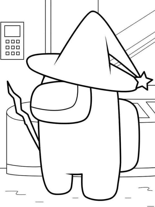 Tải miễn phí 105+ tranh tô màu Among Us hài hước và sinh động