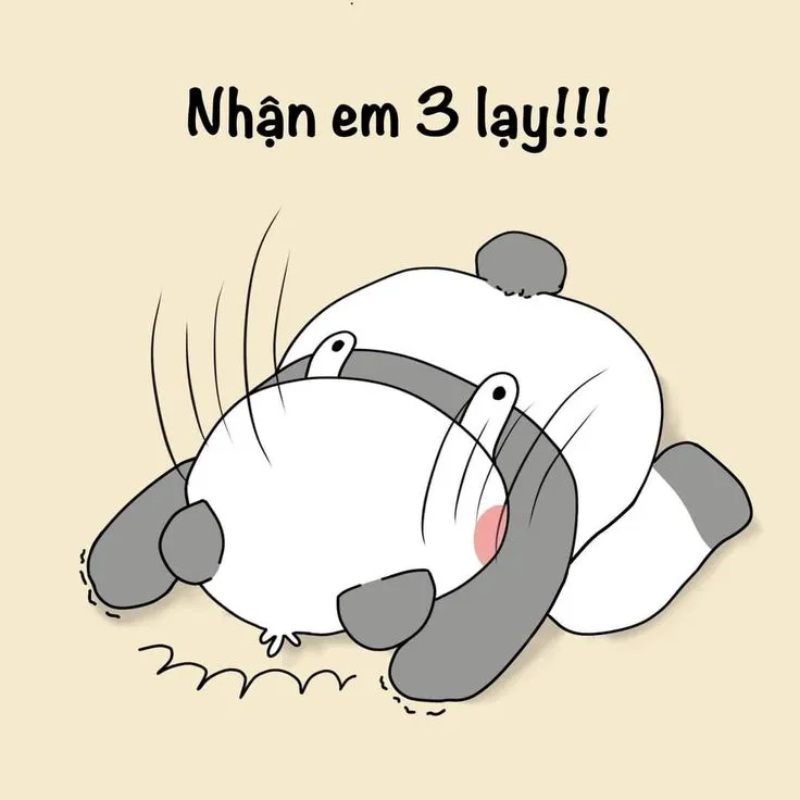 cúi đầu một cái, chuẩn meme lạy